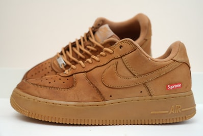 Supreme × Nike Air Force 1 Low "Flax/Wheat"