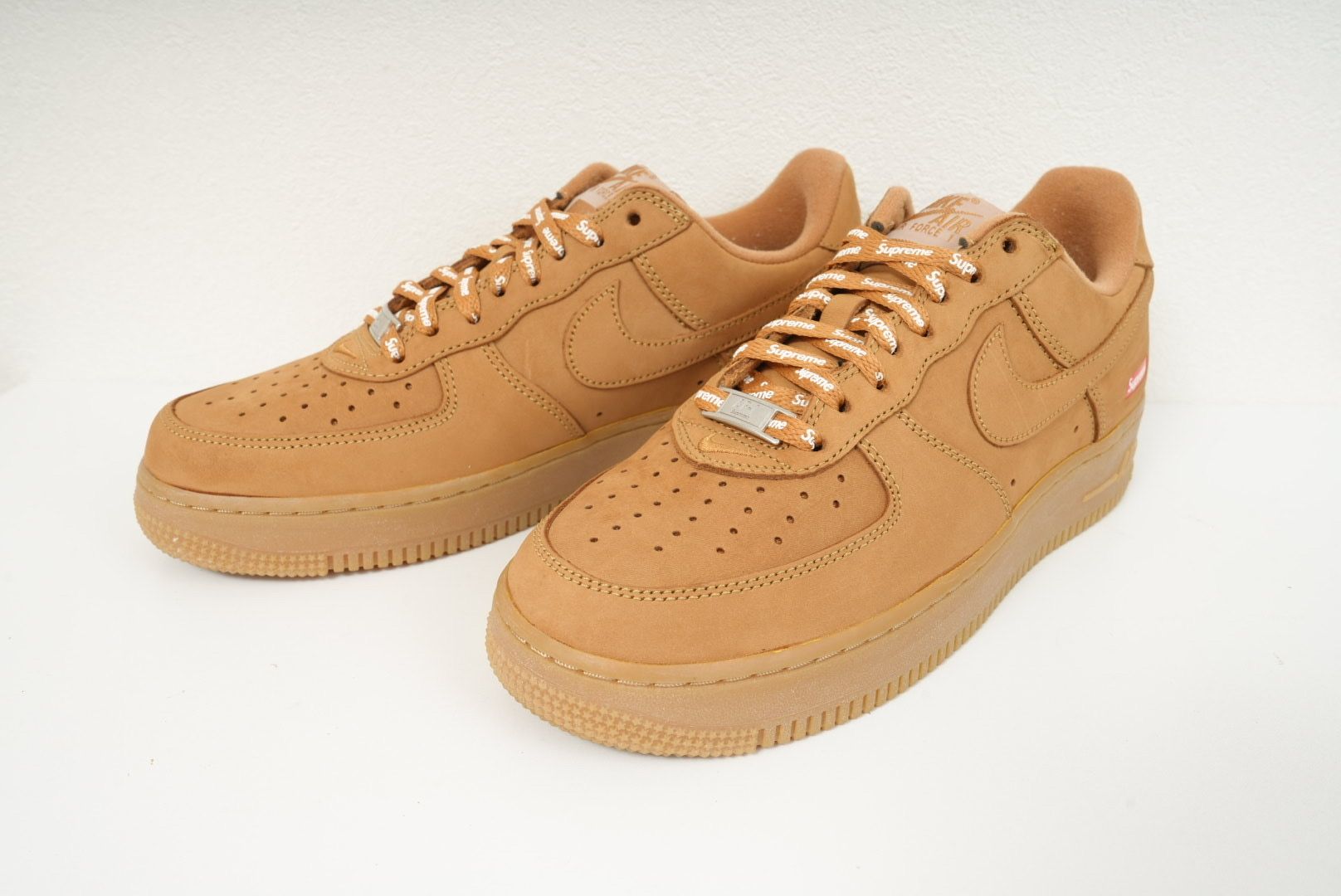Supreme × Nike Air Force 1 Low "Flax/Wheat"