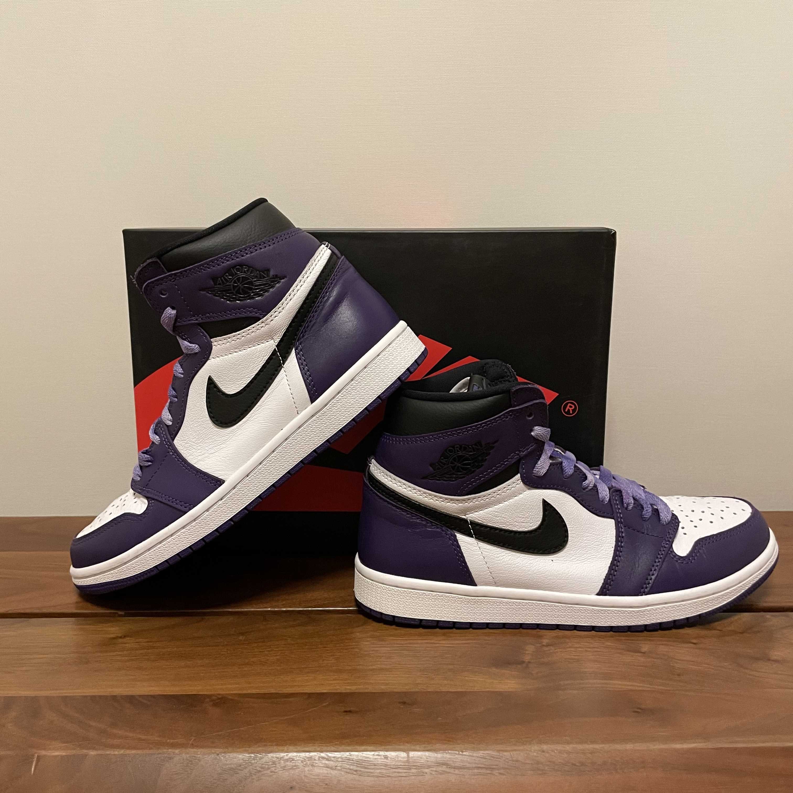 Nike Air Jordan 1 Retro High OG "Court Purple White/Black" (2020)