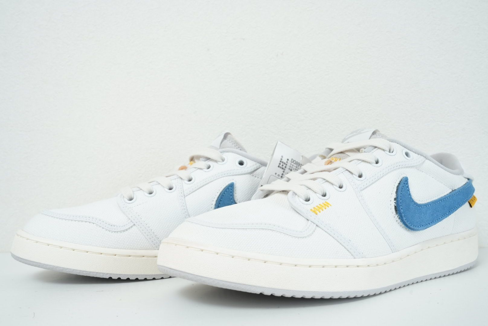 UNION × Nike Air Jordan 1 Low KO "White Canvas"