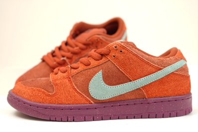 Nike SB Dunk Low Pro PRM "Mystic Red and Rosewood"