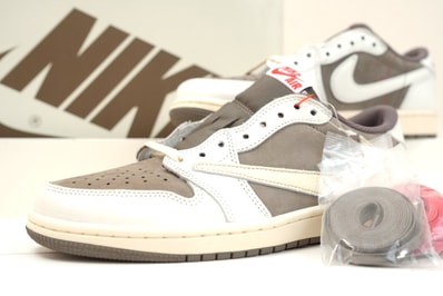 Travis Scott × Nike Air Jordan 1 Low OG SP "Reverse Mocha/Sail and Ridgerock"