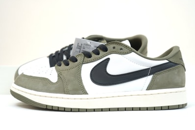 Nike Air Jordan 1 Low OG "Medium Olive and Summit White"