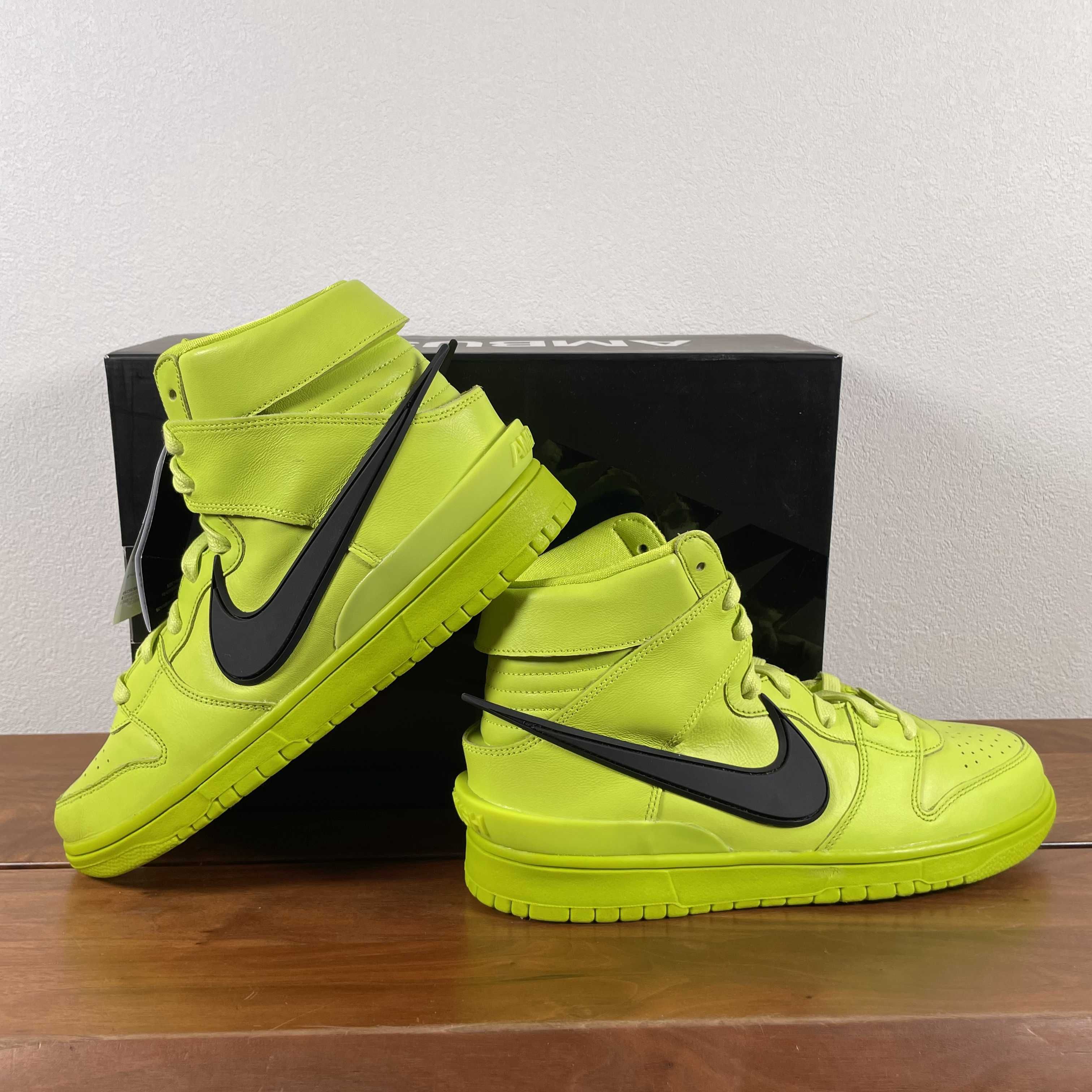 Ambush × Nike Dunk High "Flash Lime"