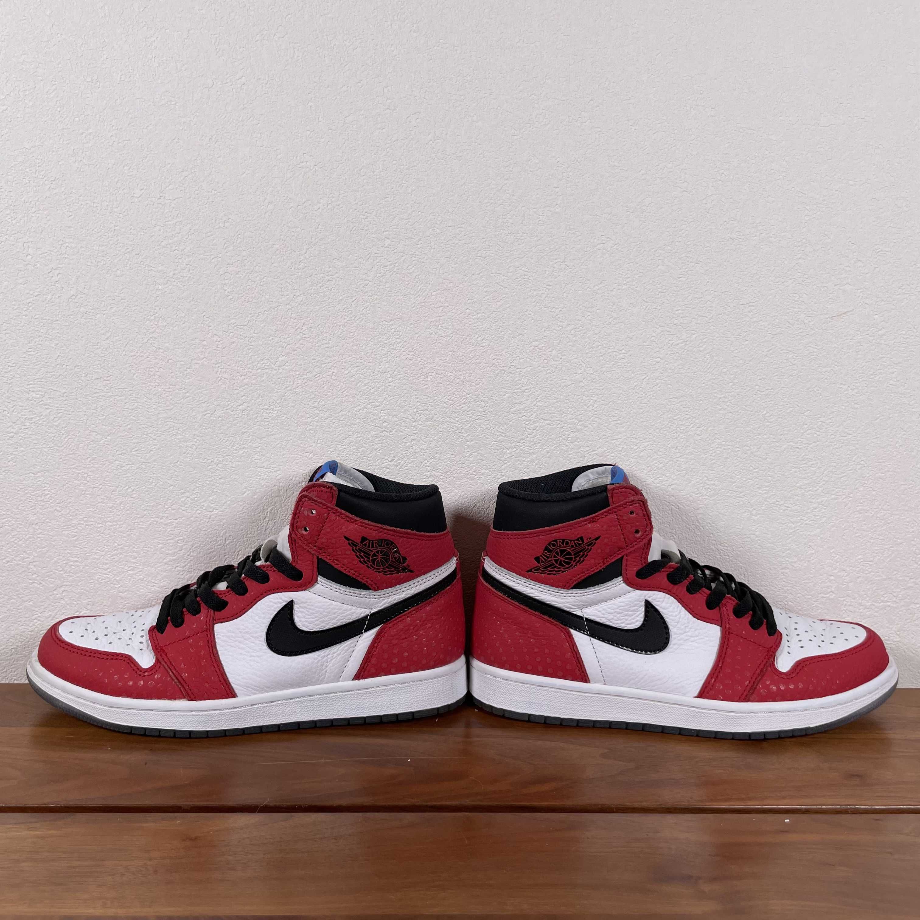 Spiderman × Nike Air Jordan 1 Origin Story "Gym Red/White/Photo Blue/Black"
