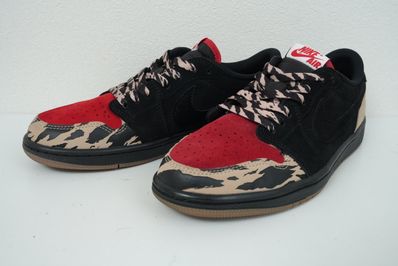 Sole Fly × Nike Air Jordan 1 Low "Black and Sport Red"