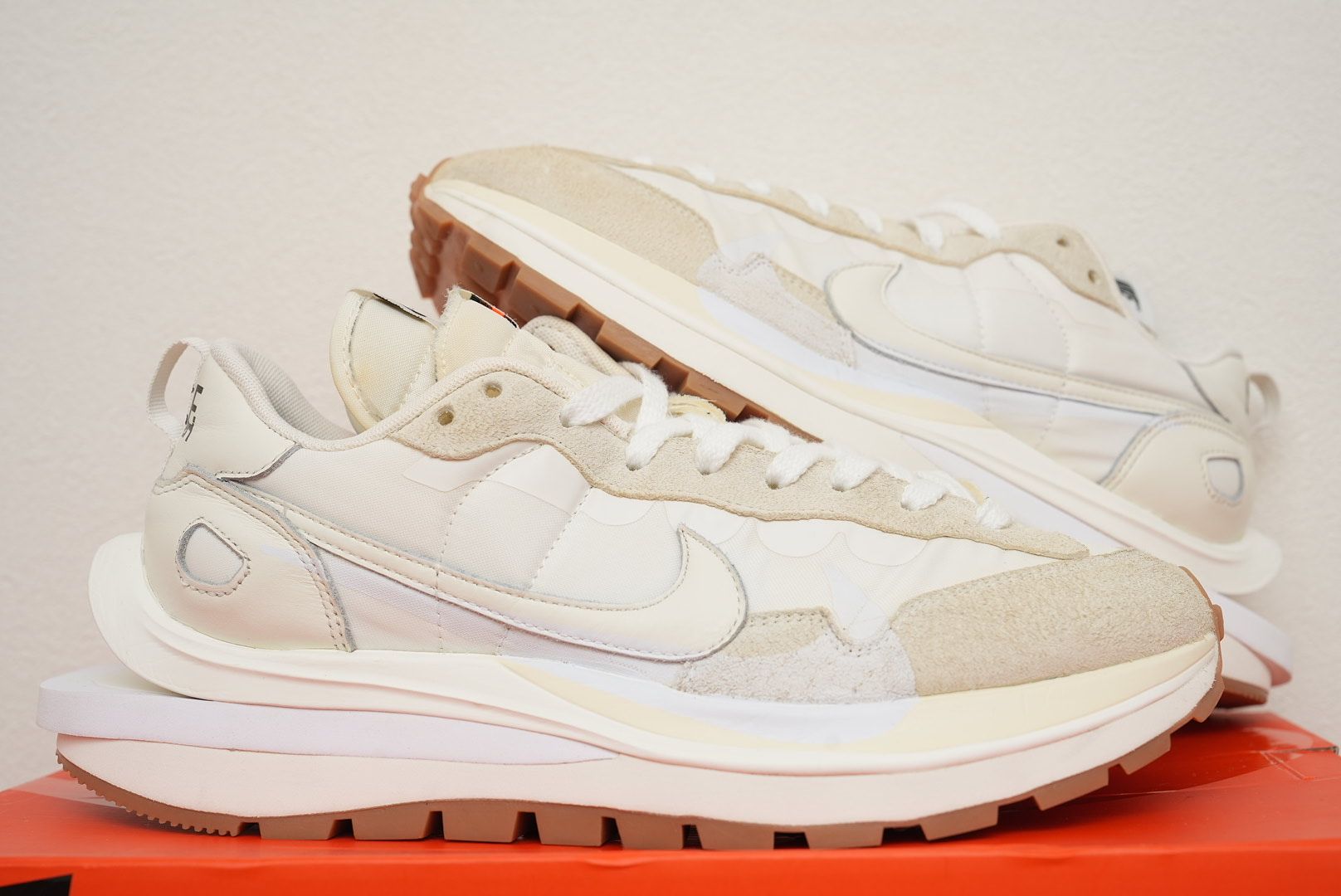 sacai × Nike Vapor Waffle "White Gum"