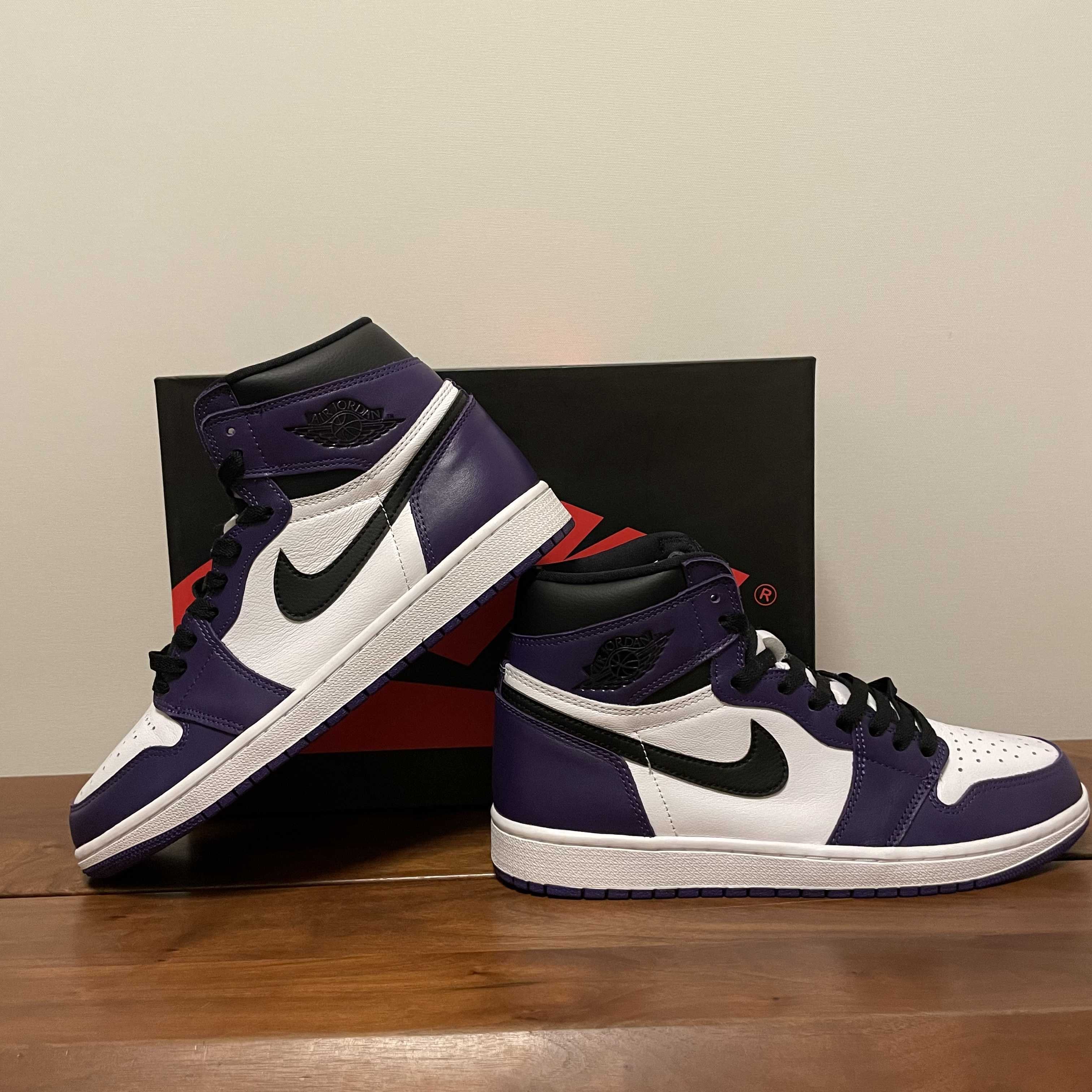Nike Air Jordan 1 Retro High OG "Court Purple White/Black" (2020)