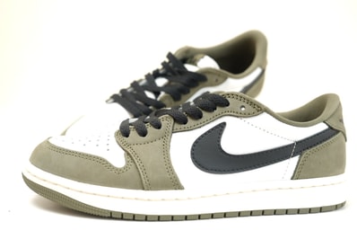 Nike Air Jordan 1 Low OG "Medium Olive and Summit White"