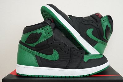 Nike Air Jordan 1 Retro High OG "Black/Pine Green" (2020)
