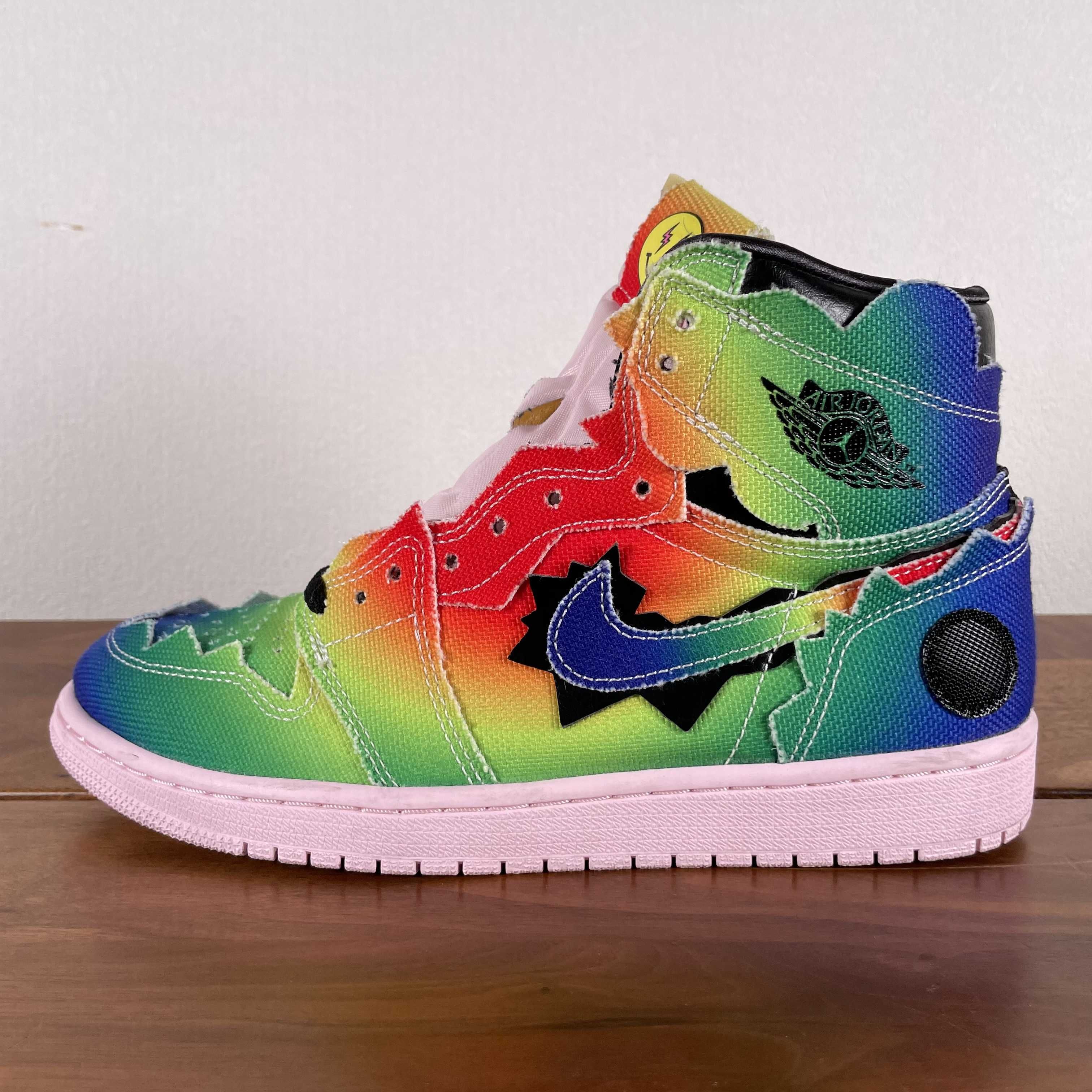 J Balvin × Nike Air Jordan 1 High OG "Rainbow"