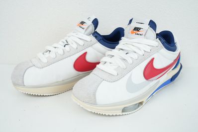 sacai × Nike Zoom Cortez "White and University Red"