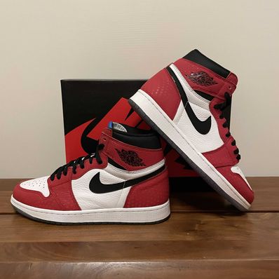 Spiderman × Nike Air Jordan 1 Origin Story "Gym Red/White/Photo Blue/Black"