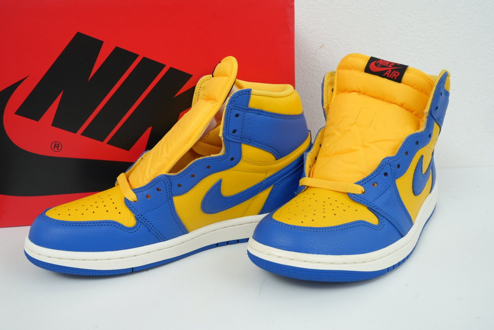 Nike Women's Air Jordan 1 High OG "Game Royal and Varsity Maize"