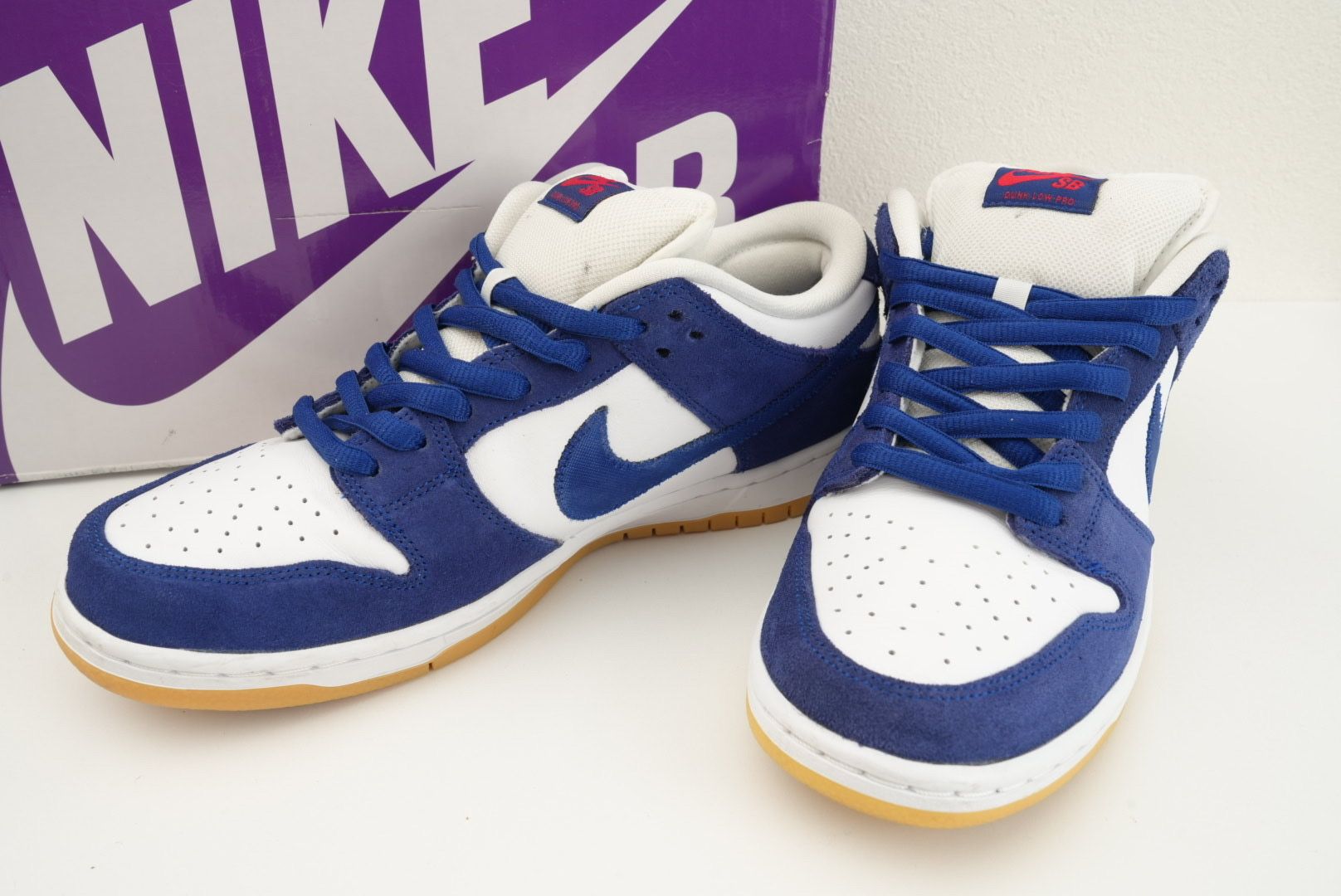 Nike SB Dunk Low "Los Angeles Dodgers/Deep Royal Blue"