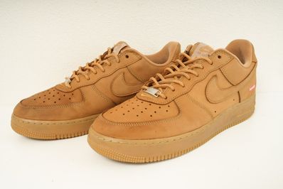Supreme × Nike Air Force 1 Low "Flax/Wheat"