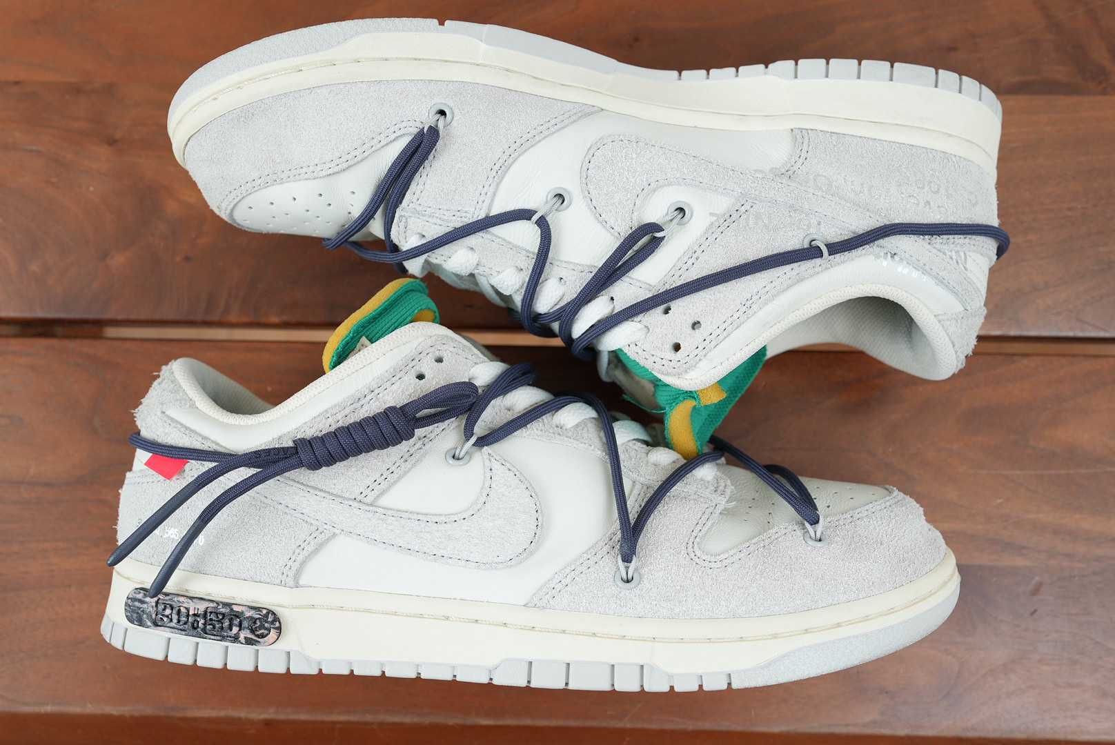 Off-White × Nike Dunk Low "Sail/Neutral Grey/Gridiron"