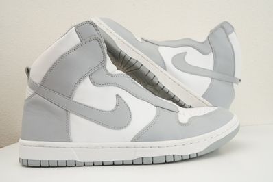 sacai × Nike Women's Dunk High Lux "Wolf Grey White"