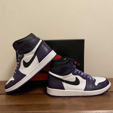 Nike Air Jordan 1 Retro High OG "Court Purple White/Black" (2020)
