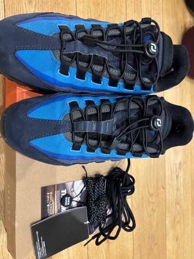 Stash × Nike Air Max 95 "Black and Harbor Blue" (2024)