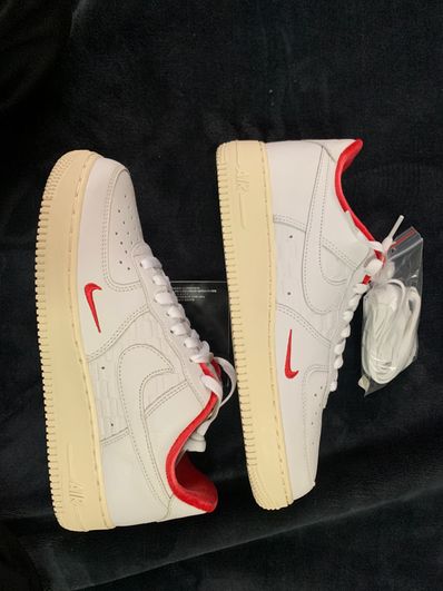 KITH × Nike Air Force 1 Low "White/Red"