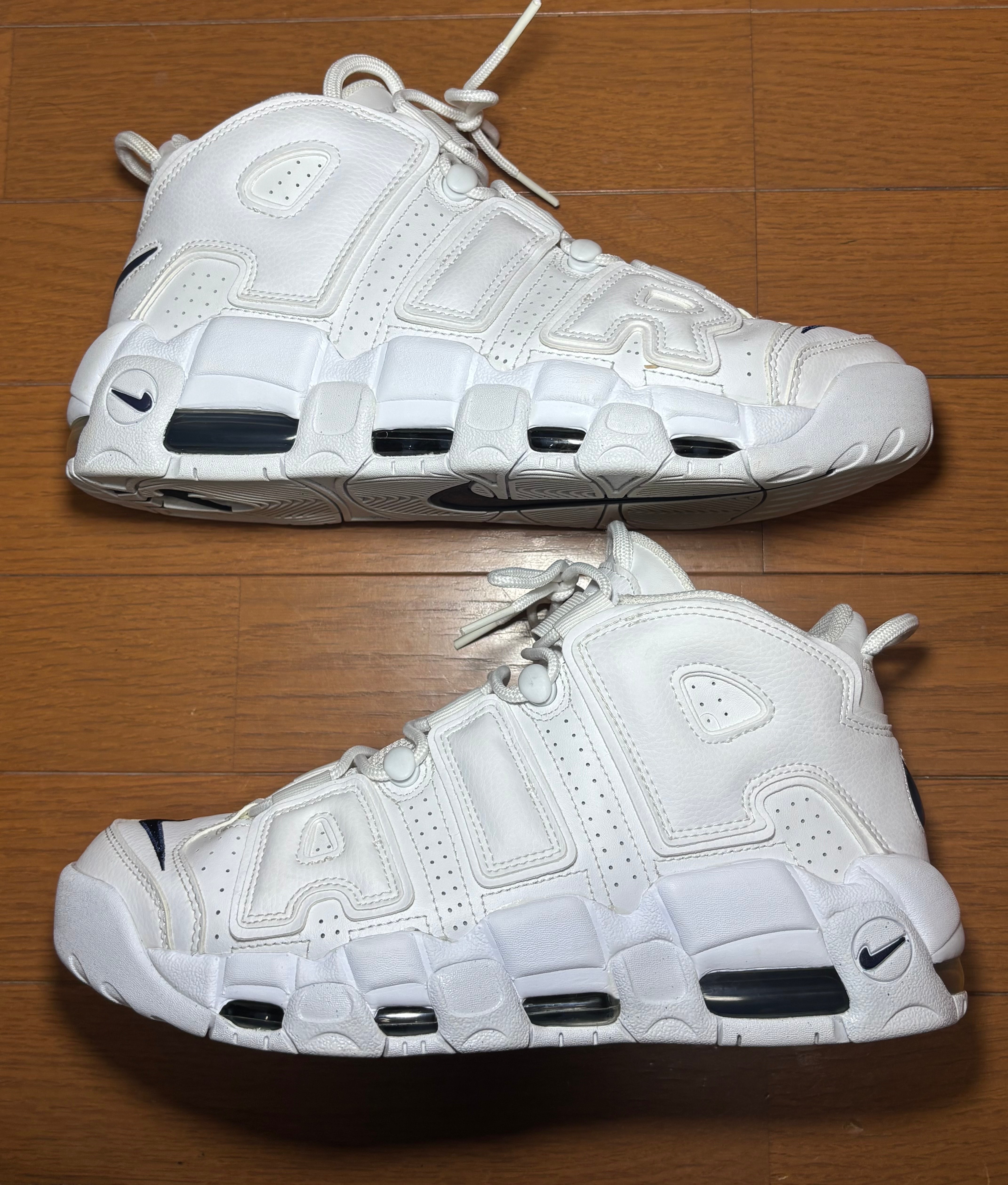 Nike Air More Uptempo "White/Midnight Navy"