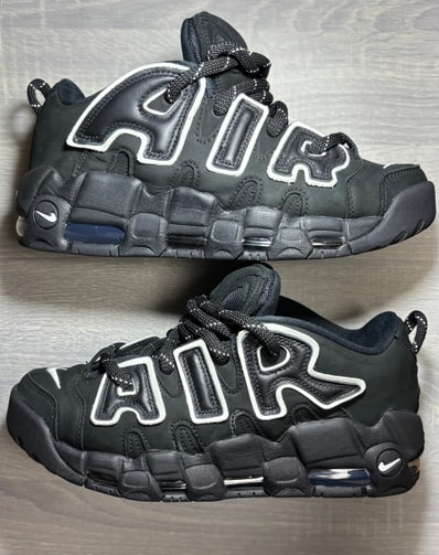 AMBUSH × Nike Air More Uptempo Low "Black and White"