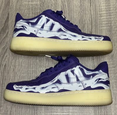 Nike Air Force 1 "Purple Skeleton"