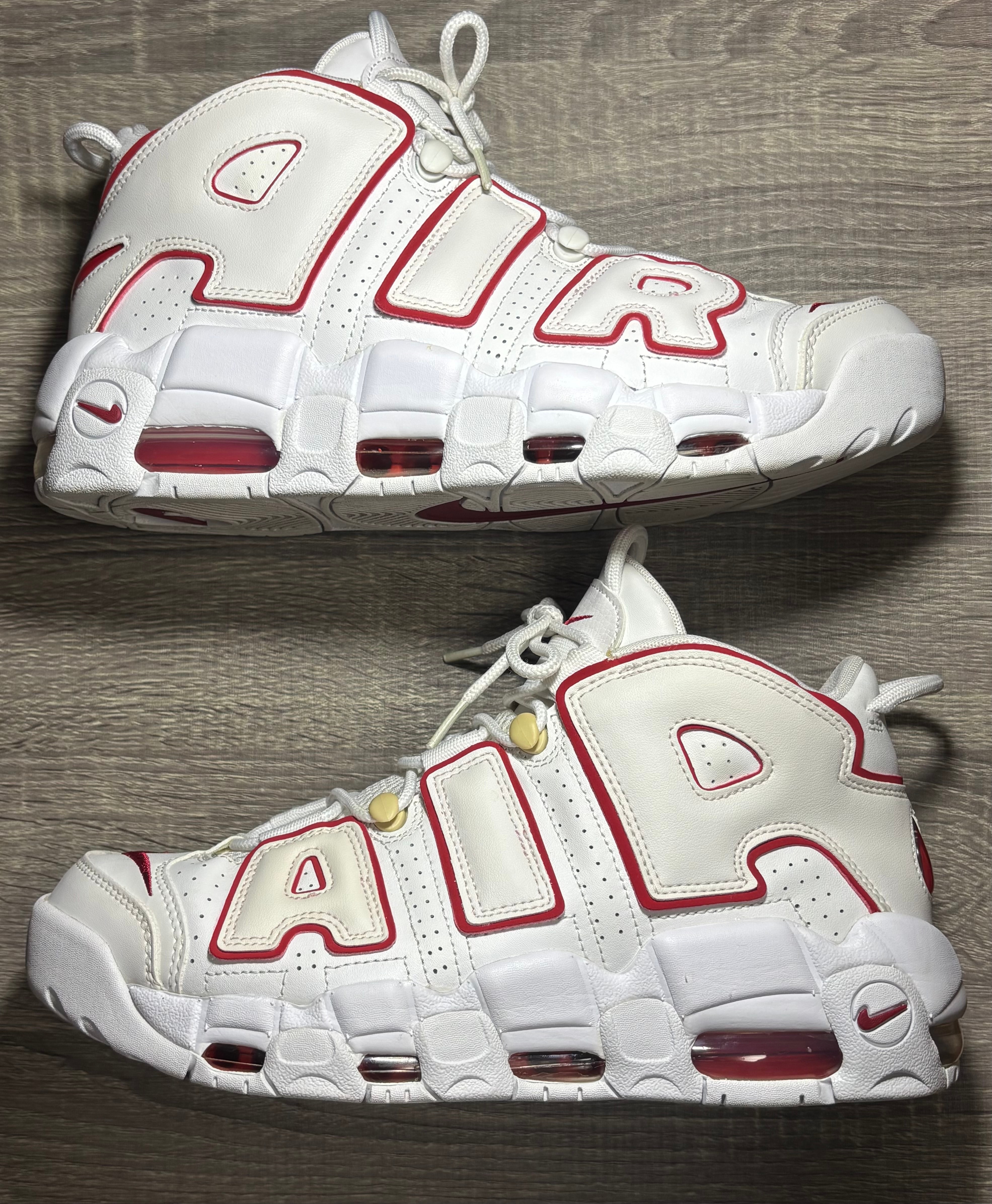 NIKE AIR MORE UPTEMPO "WHITE/VARSITY RED" (2021)