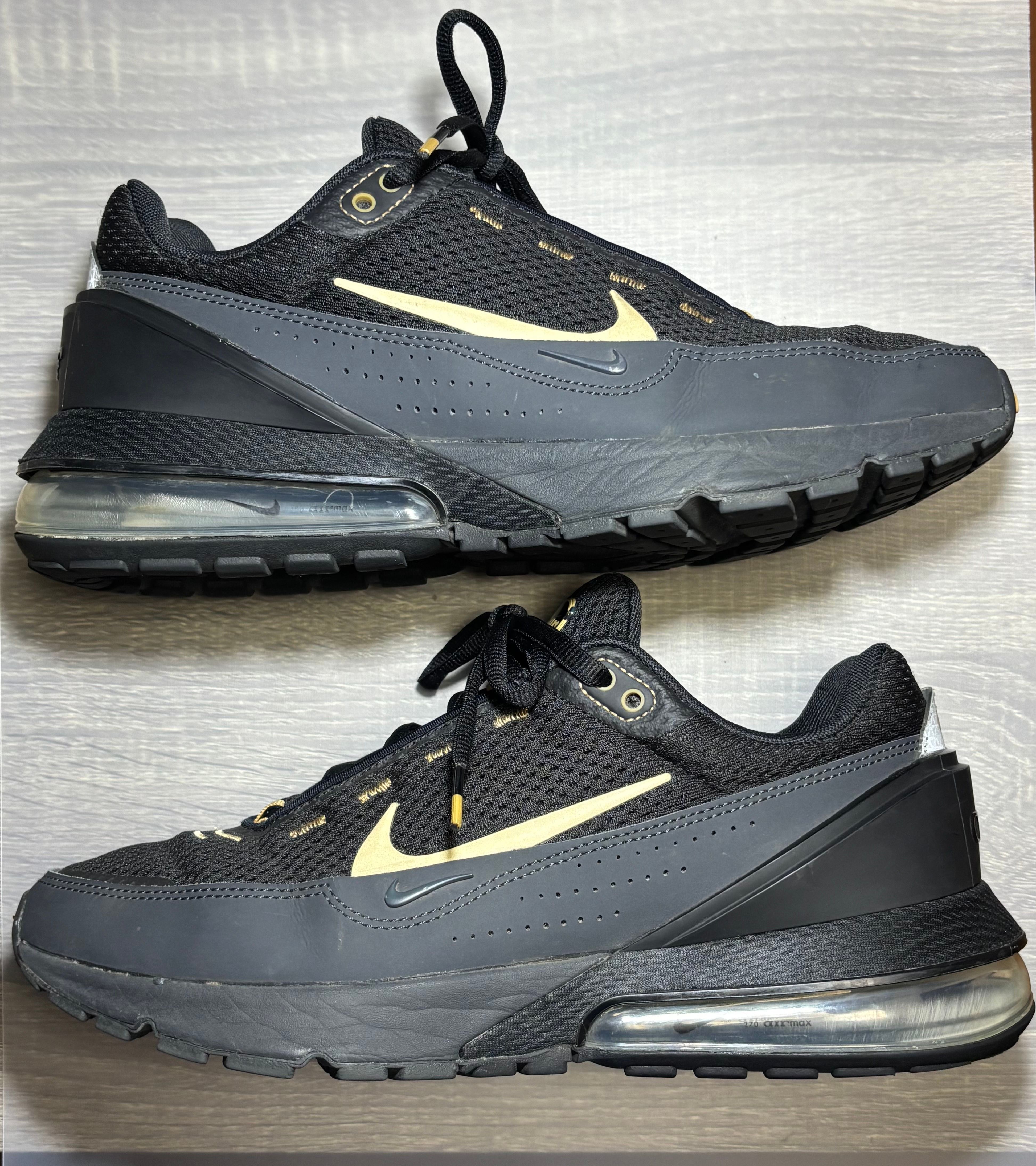 ナイキ エアマックス パルス "ブラック/アンスラサイト/フラットゴールド/メタリックゴールド"