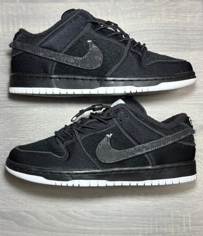 Gnarhunters × Nike SB Dunk Low "Black/White"