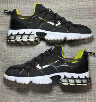 Stussy x Nike Air Zoom Kukini "Black/White/Bright Cactus"