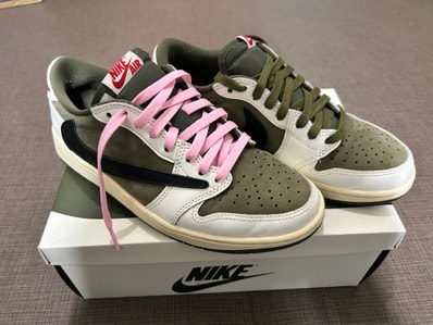 Travis Scott × Nike Air Jordan 1 Low OG SP "Reverse Olive"