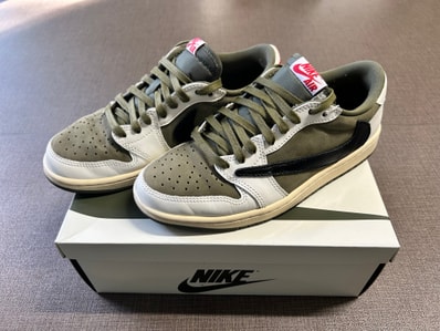 Travis Scott × Nike Air Jordan 1 Low OG SP "Reverse Olive"