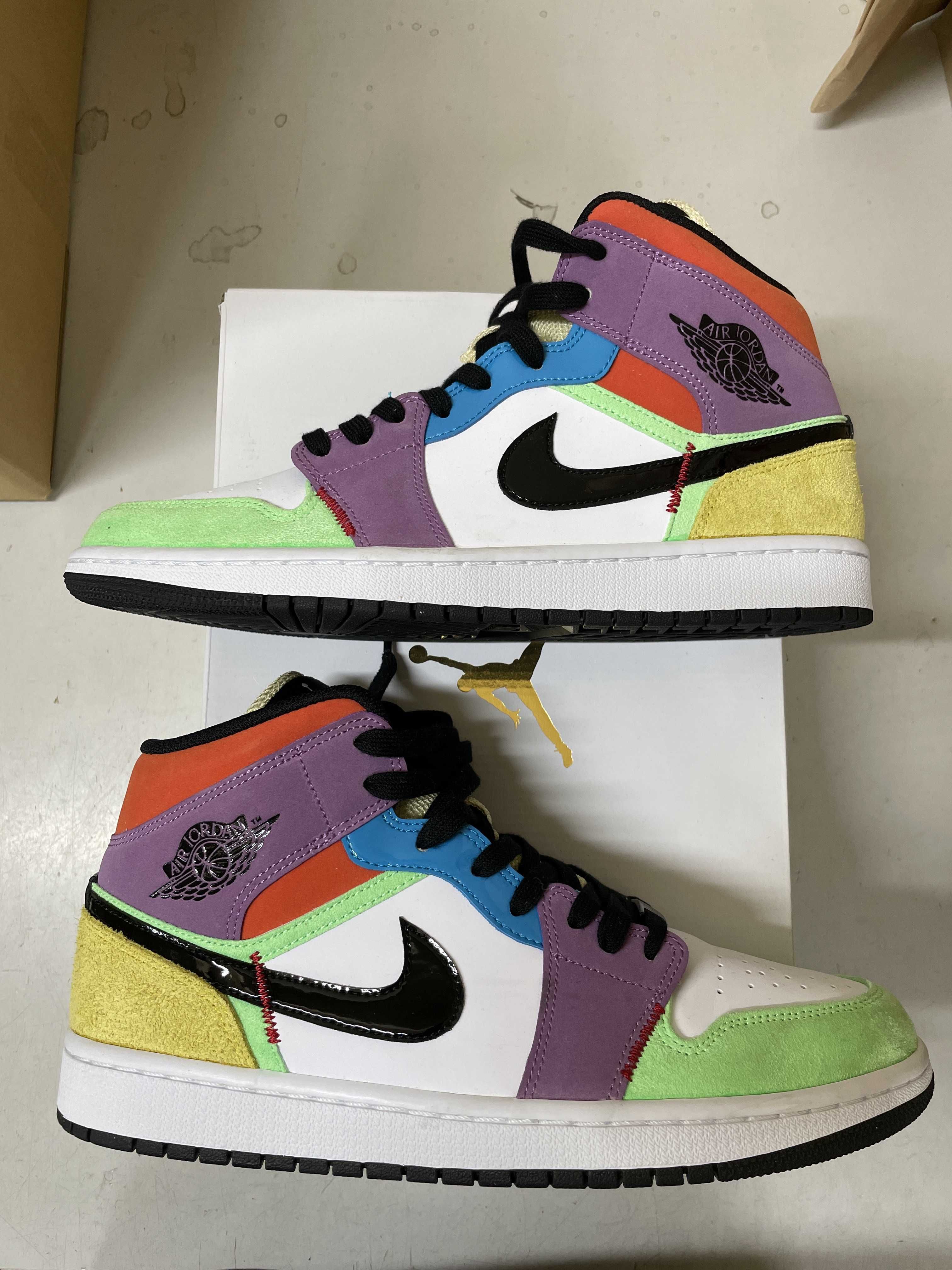 Nike Women's Air Jordan 1 Mid "Multi Color"