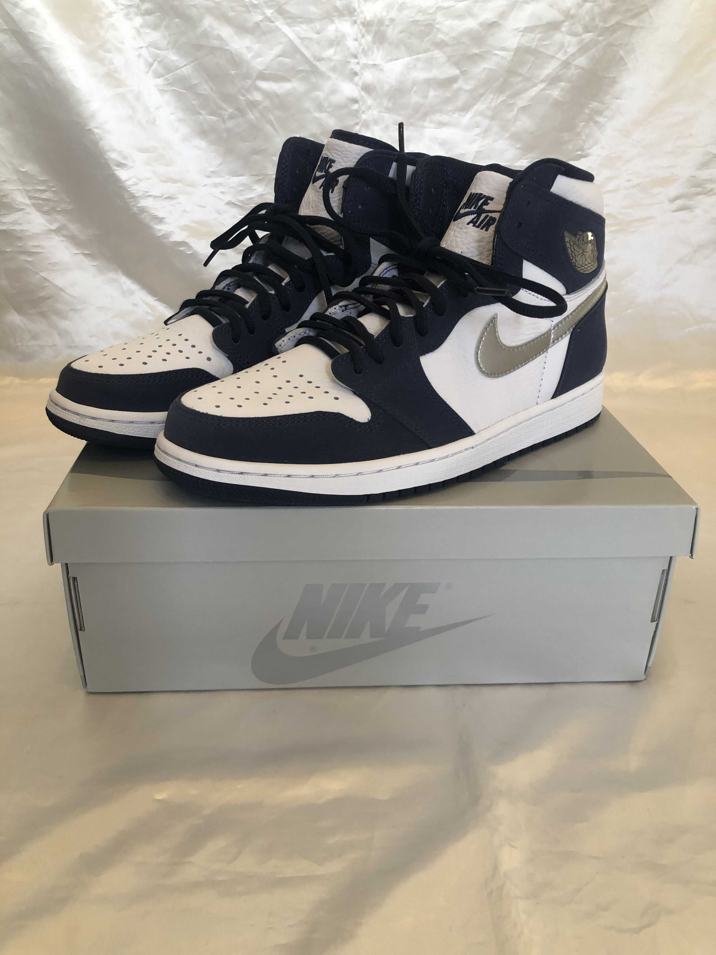 Nike Air Jordan 1 High OG CO.JP "White/Midnight Navy" (2020)(ブリーフケースなし)