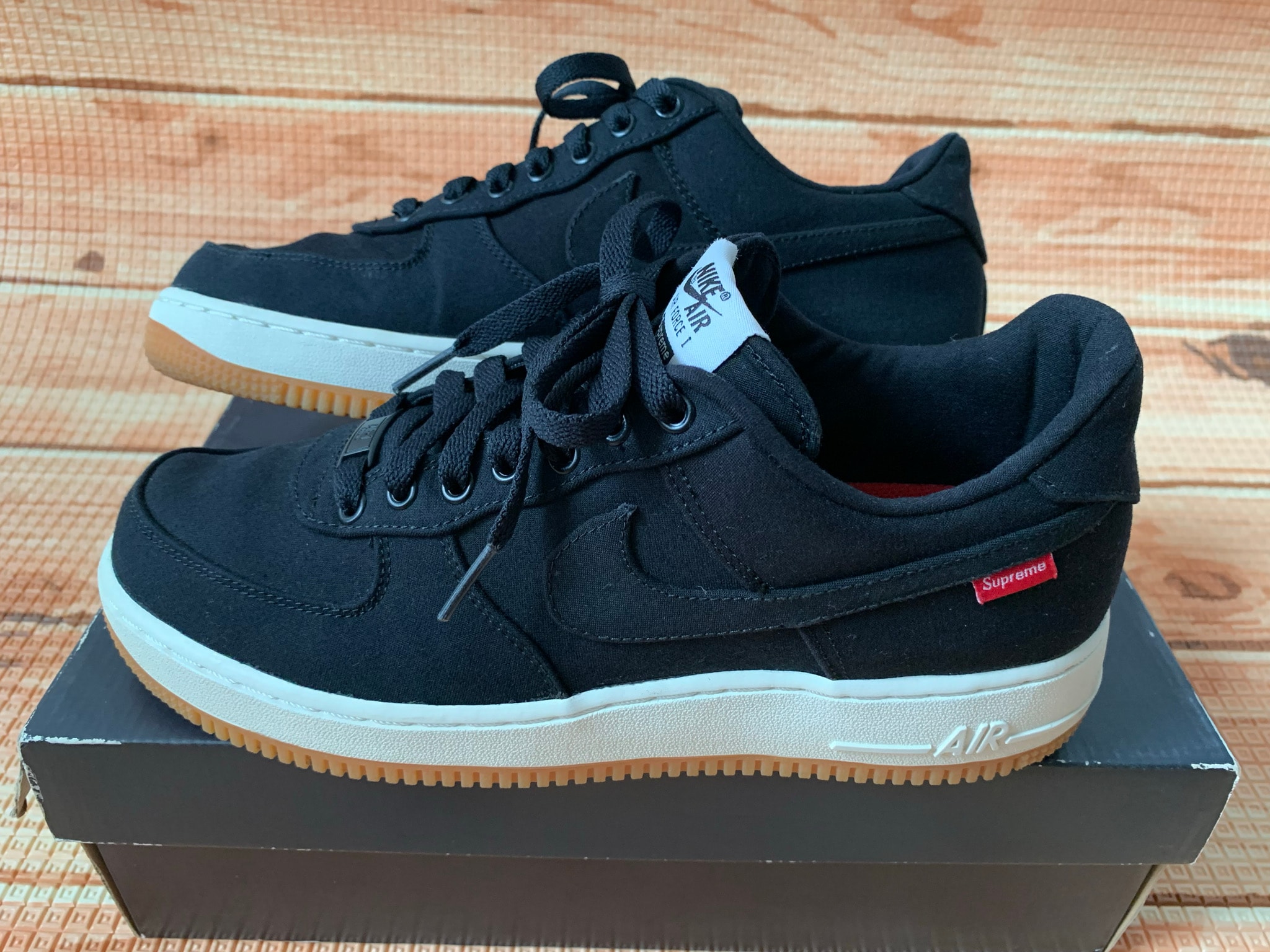Supreme × Nike Air Force 1 Low PRM '08 NRG "Black"