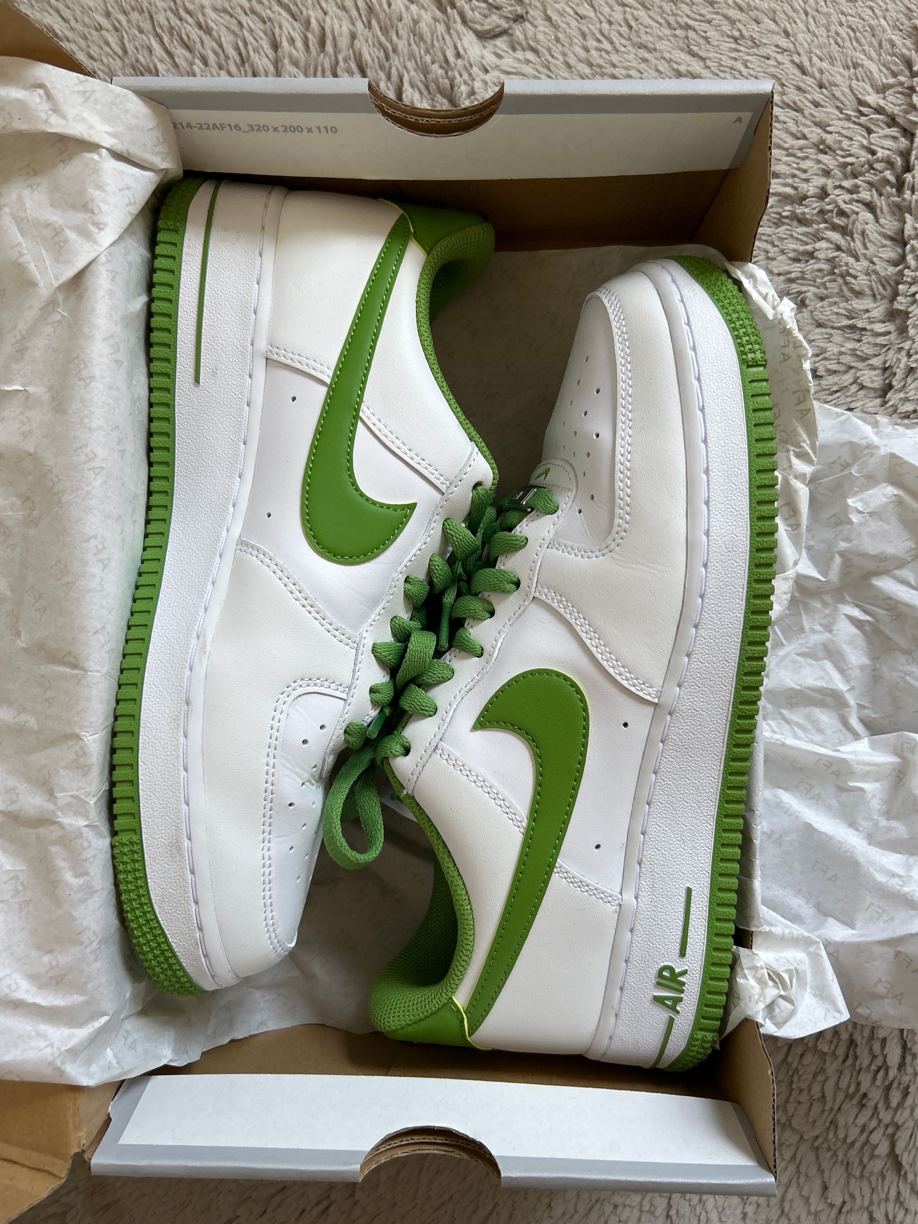 Nike Air Force 1 Low 07 "White/Kermit Green"