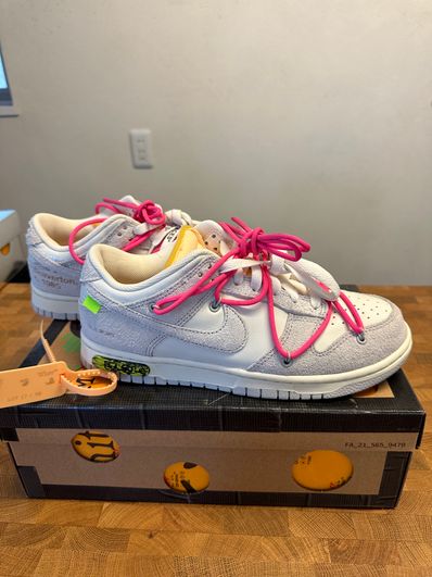 OFF-WHITE × NIKE DUNK LOW 1 OF 50