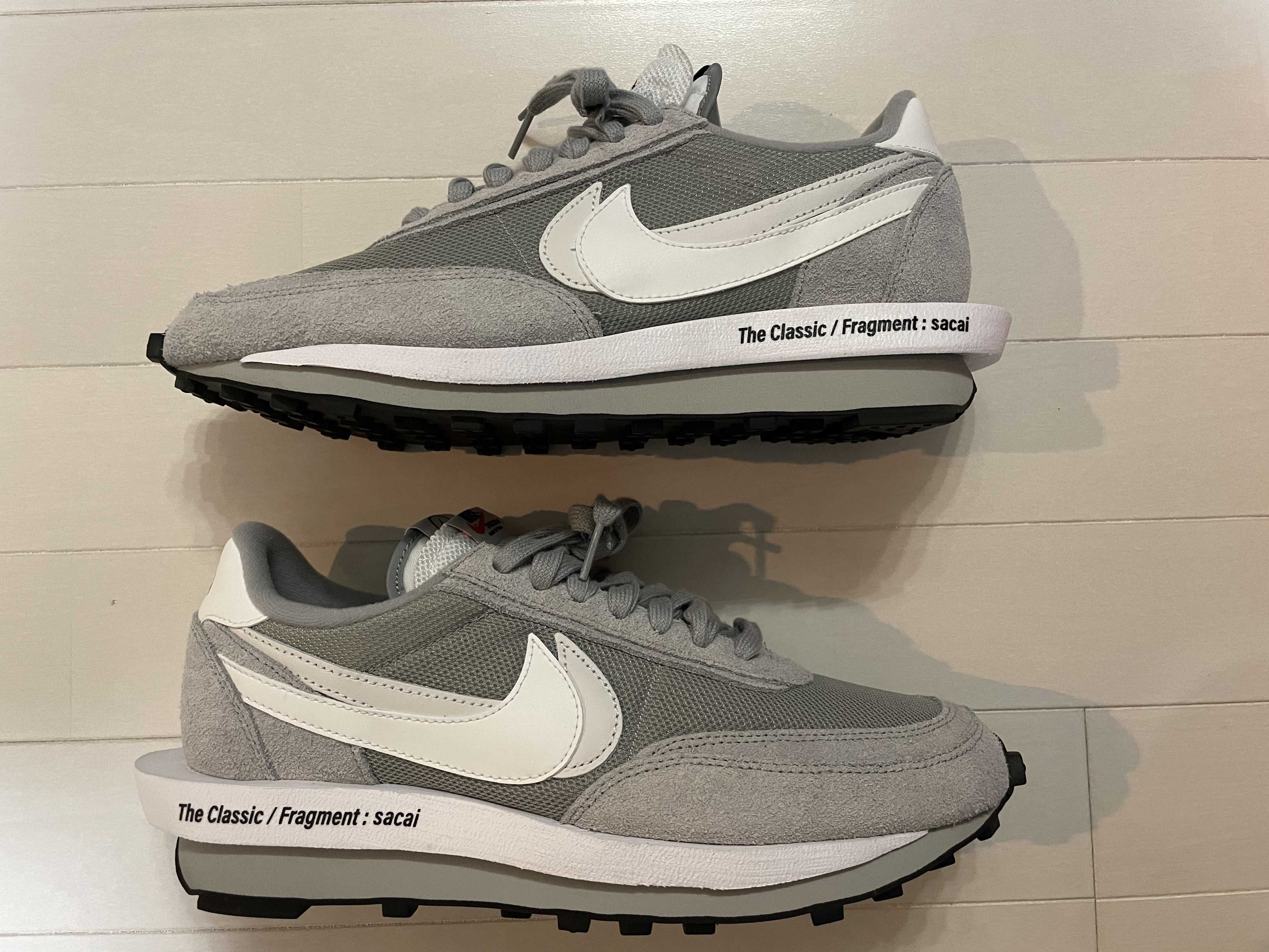 Fragment × sacai × Nike LD Waffle "Light Smoke Grey"