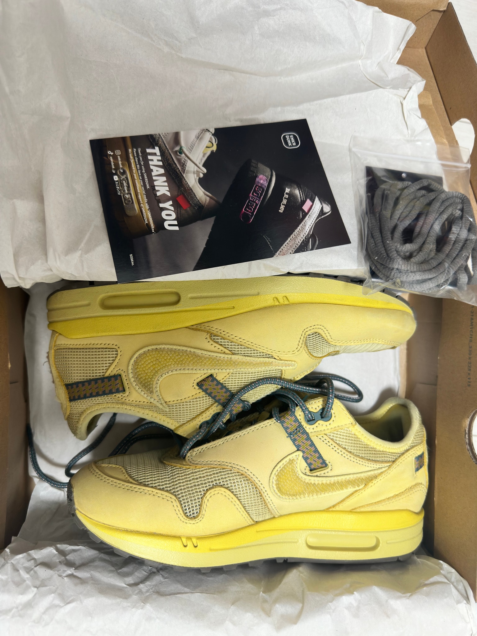 Travis Scott × Nike Air Max 1 "CACT.US Gold"