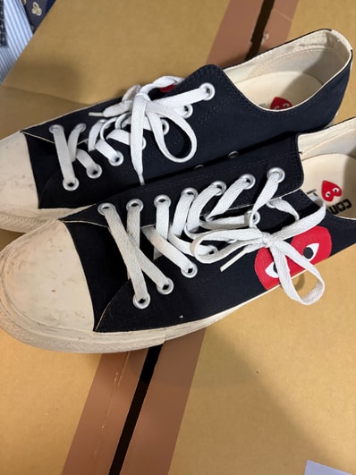 PLAY COMME des GARCONS × Converse All Star OX "Black"