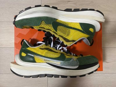sacai × Nike Vapor Waffle "Tour Yellow/Stadium Green-Sail"