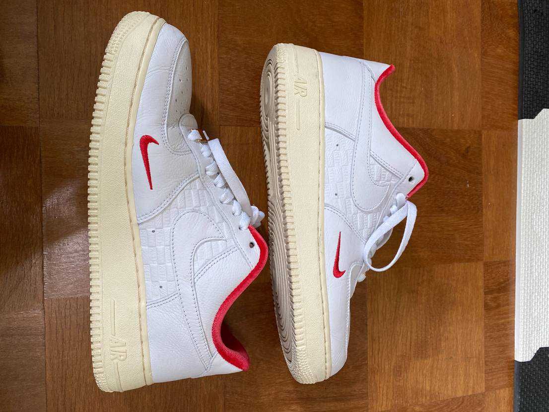 KITH × Nike Air Force 1 Low "White/Red"