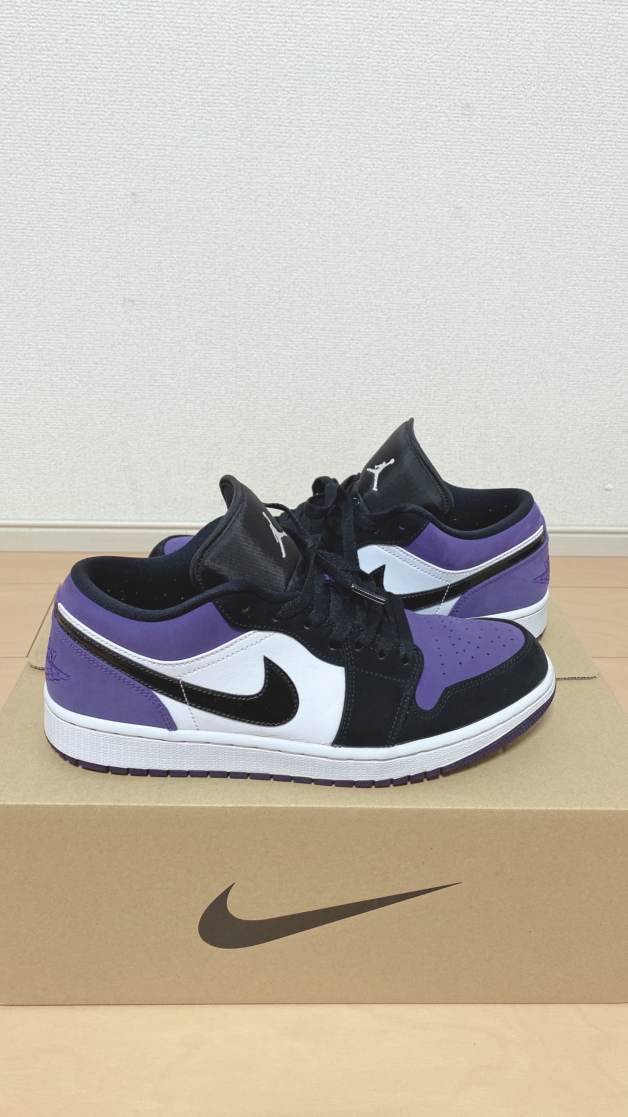 Nike Air Jordan 1 Retro Low "White/Black/Court Purple" 