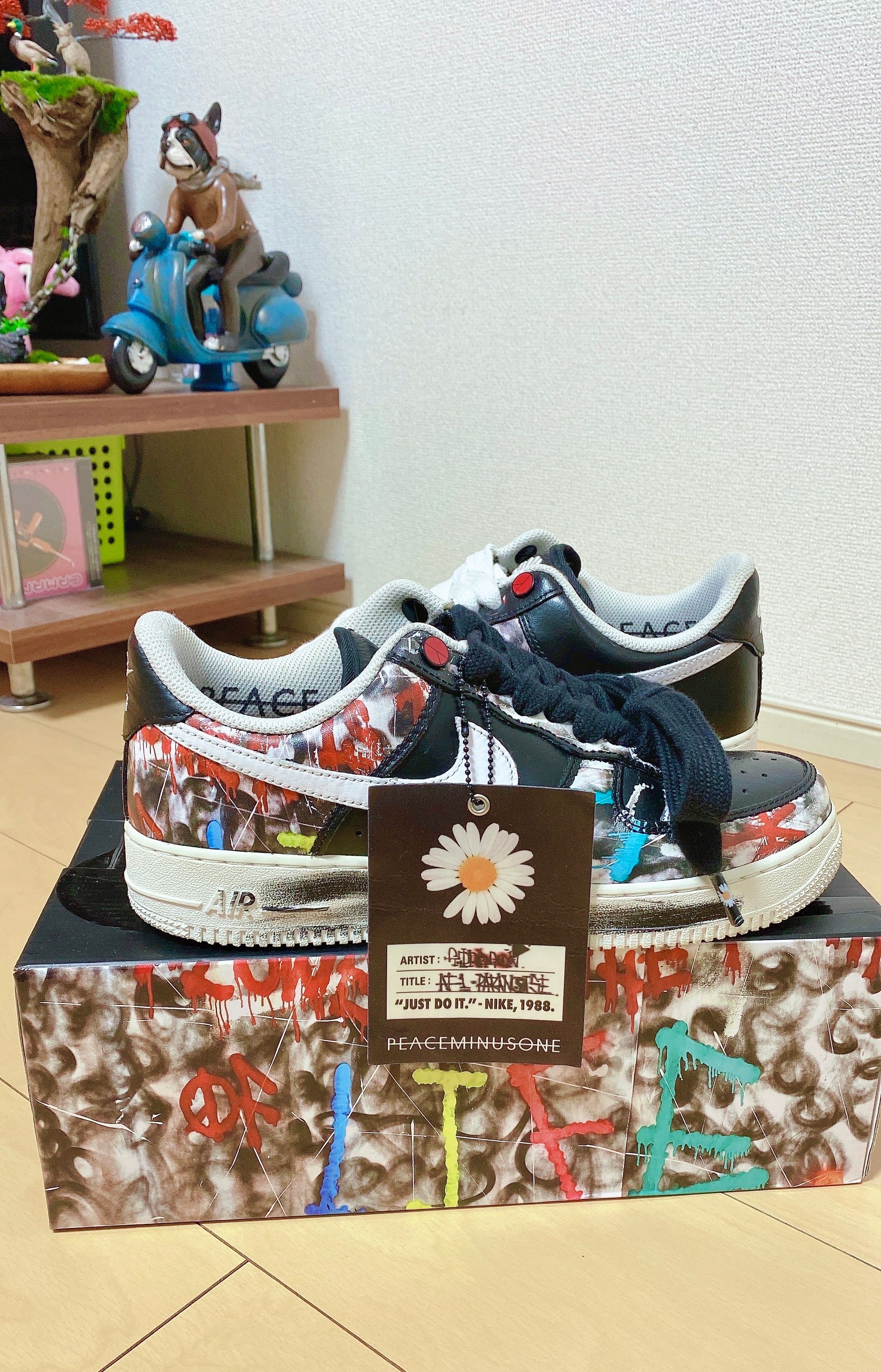 PEACEMINUSONE × Nike Air Force 1 Low Para Noise "Black" / G-DRAGON