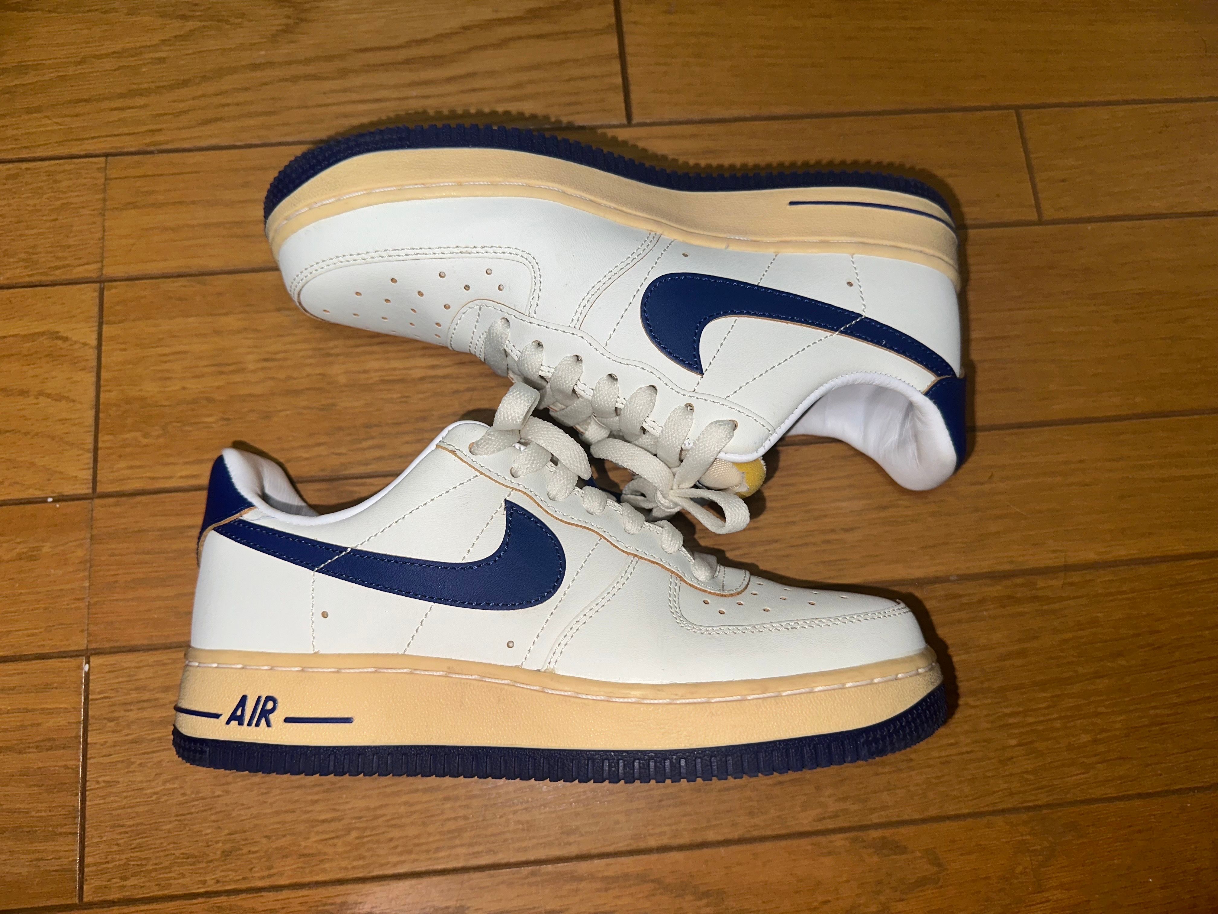 Nike Women's Air Force 1 '07 "Sail/Pale Vanilla/Gold Suede/Deep Royal Blue"