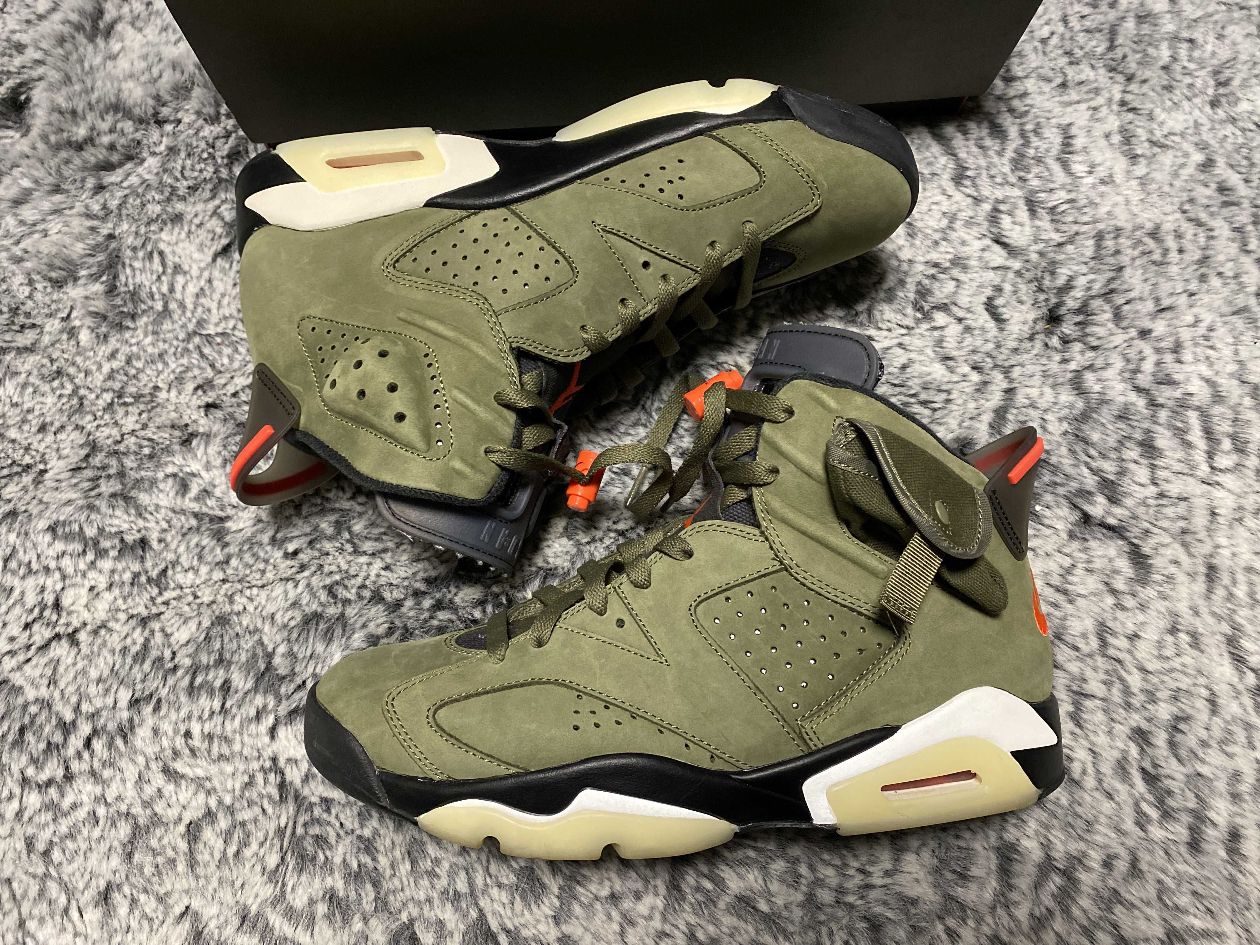 Travis Scott × Nike Air Jordan 6 Retro "Medium Olive"