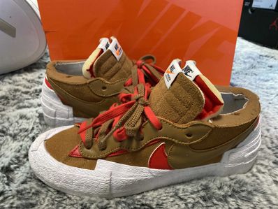 SACAI × NIKE BLAZER LOW "BRITISH TAN"