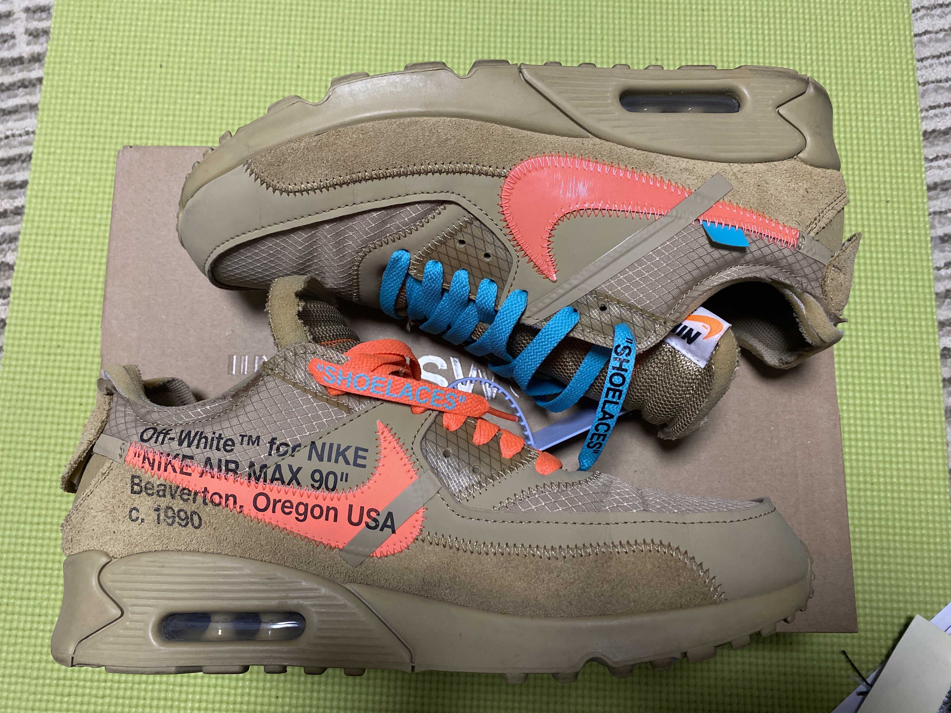 Off-White × Nike Air Max 90 "Desert Ore"